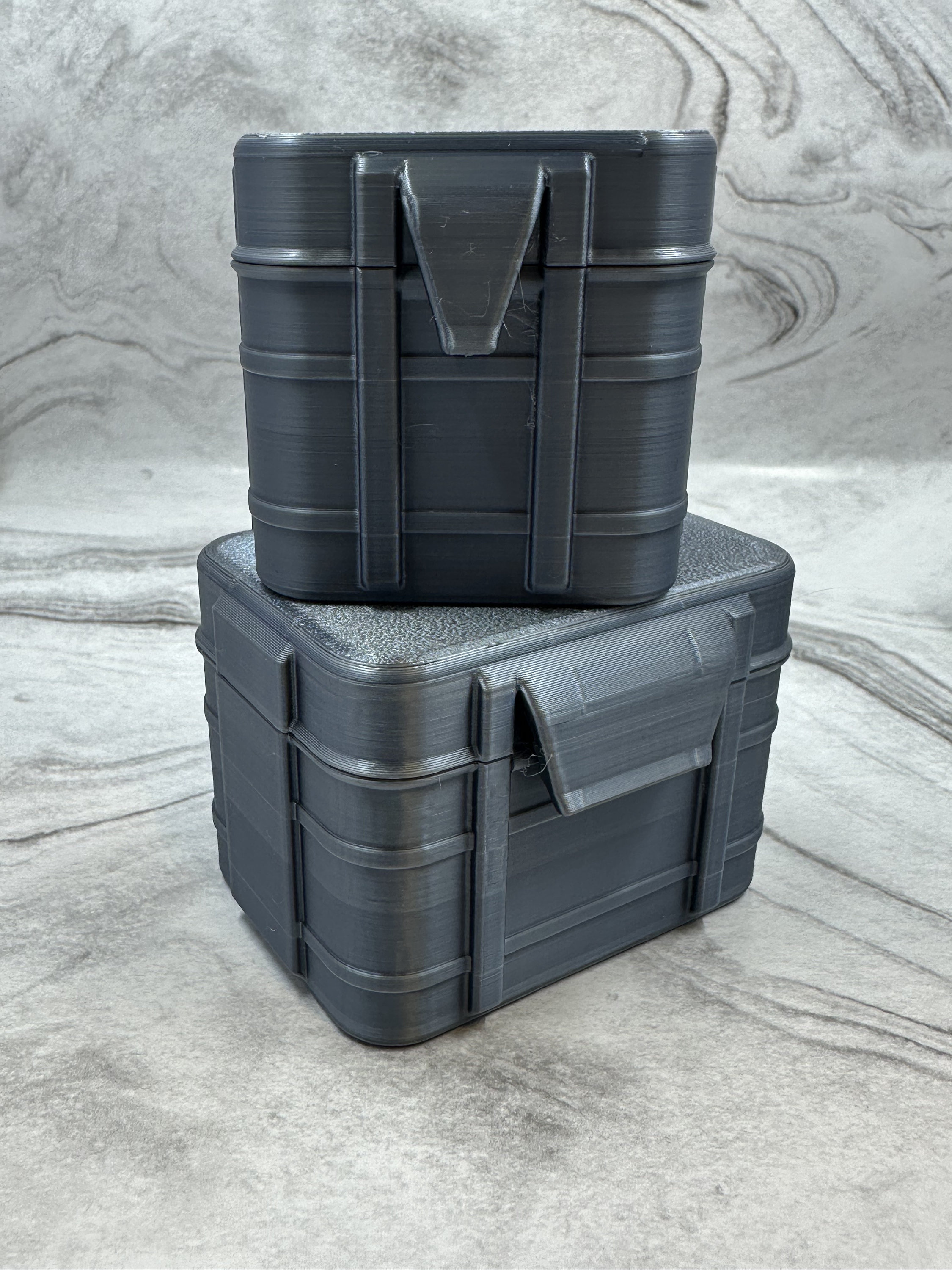 Battery Box - AAA, AA And/or 9V in Silk Pewter - Etsy