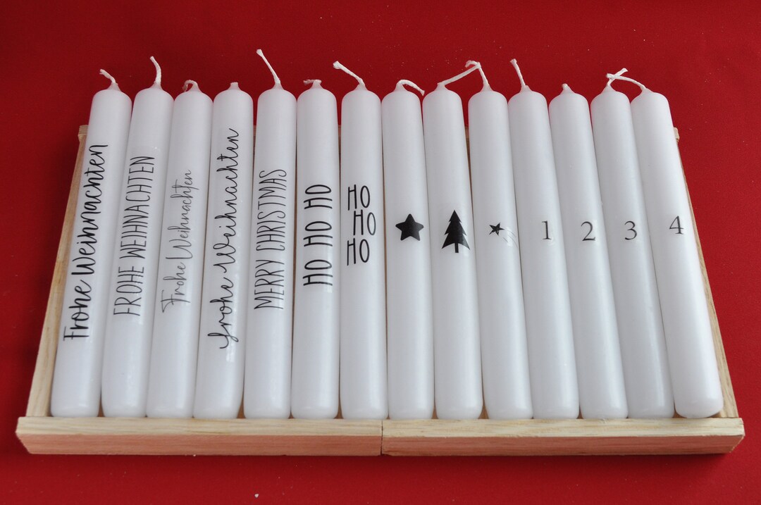 Christmas Candles Candle With Saying Candle Packaging Wood Etsy