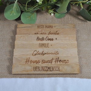 gravierte Holzklötzchen, Deko, Basteln, Holzklötzchen, Klötzchen Deko, DIY