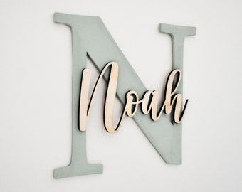 Door sign, made of wood, nameplate, personalized, nameplate for children's room