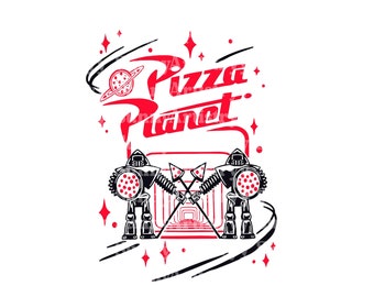 Pizza Planet Png, Pizza Planet Svg, Aliens Svg Png, Foods and Drinks Svg, Pizza Box Party Svg Png, Pizza Restaurant Svg, Digital Download