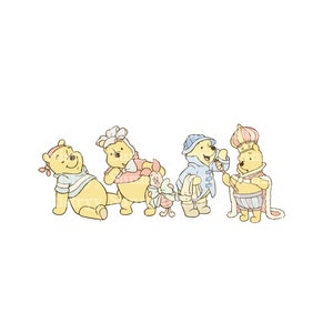 Retro Winnie The Pooh Png, Winnie The Pooh Png, Winnie The Pooh Sublimation,Family Vacation Png, Family Trip Png, Vacay Mode Png, ONLY PNG