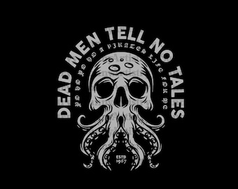 Los hombres muertos no cuentan cuentos SVG, Los hombres muertos no cuentan cuentos PNG, Pirata caribeño Png, Archivo Cricut, Pirata Png Svg, Archivo digital
