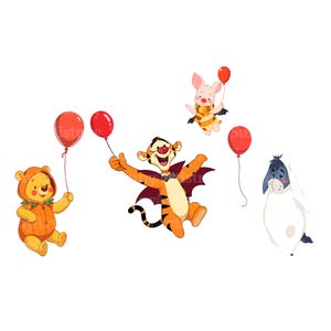 Halloween Winnie The Pooh Png SVG, Winnie The Pooh Png, Winnie Halloween Pumpkin Png, Winnie Halloween Sublimation, Trick Or Treat