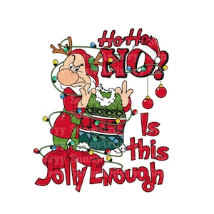 Christmas The Grumpy one, Seven Dwarfs Png, Seven Dwarfs Svg, Matching Png, Family Trip Png,  Christmas Seven Dwarfs