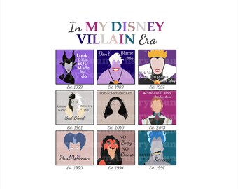 Cattivo Era PNG, Cattivo PNG SVG, Malefica PNG, Nella mia era dei cattivi PNG, Cattivo PNG, Cattivo PNG Sublimazione, Regina Cattiva PNG, Ursula PNG