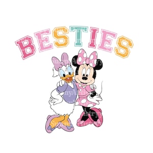 Topo e Papera Migliori Amici Png SVG, File PNG per Sublimazione, Estate Png, Migliori Amici Png, Girl Squad Png, Vibrazioni Estive Png, File Digitale