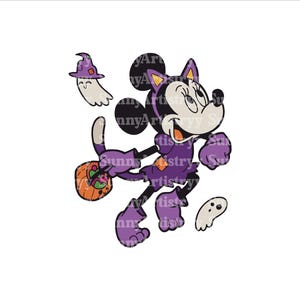 Halloween Mouse and Friends Minnie Png Svg, Minnie Mouse Svg, Halloween Png, Halloween Minnie Png, Halloween shirt, Digital File, Cricut