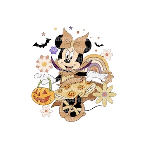 Halloween Mouse and Friends Minnie Png, Minnie Mouse Svg, Halloween Png, Halloween Minnie Png, Halloween shirt, Digital File, ONLY PNG