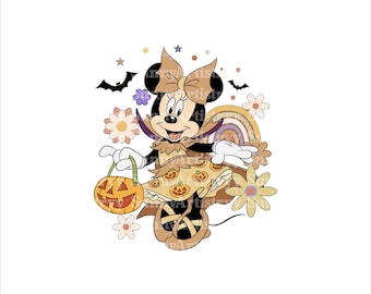 Halloween Mouse e amigos Minnie Png, Minnie Mouse Svg, Halloween Png, Halloween Minnie Png, Camiseta de Halloween, Arquivo digital, SOMENTE PNG