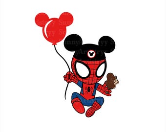 Palloncino e snack di Spiderman Png SVG, Spiderman Png, Spider Verse Png, Clipart di Spiderman, Il giorno più bello di sempre Png, Sublimazione di Spiderman, Cricut
