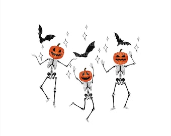 Skeleton Halloween PNG, Tanzendes Skelett Png, Skeleton Tanzen PNG, Skeleton PNG, Skeleton Kürbis PNG, Halloween PNG