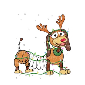 Christmas Slinky Dog Png Svg, Slinky Dog Png, ChristmasToy Story Png, Sublimation, Toy Story Clipart, Vacay Mode Png, Magical Kingdom Png,