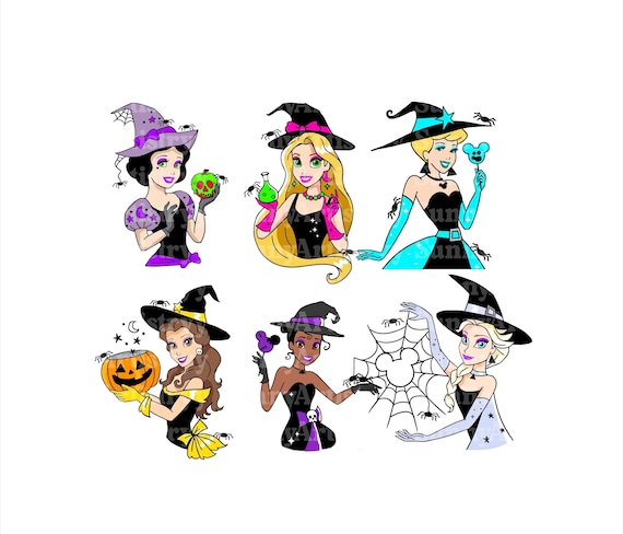 Bundle Princess Halloween Png, Halloween Princess Svg, Trick Or Treat Png, Princess Witch Png, Halloween Princess Shirt, Pumpkin Png