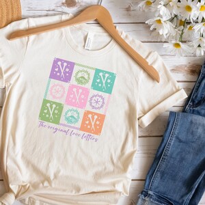 Christliches frohes Ostern, Liebesbrief-Ostern, Osterbibel-Vers, Pinselstrich Jesus, Osterkreuz, Damen und Mädchen-Ostern-T-Shirt