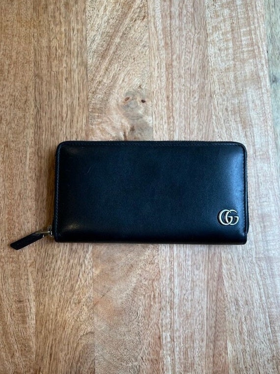 Vintage Gucci GG Continental Zip Wallet