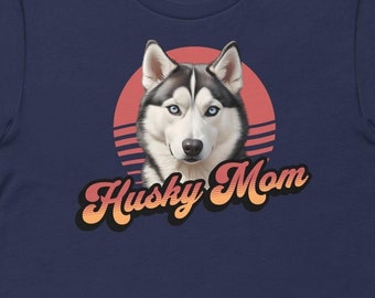 Husky-T-Shirt, Hundemama-T-Shirt, lustiges Hunde-T-Shirt, Geschenk für Hundeliebhaber, Husky-Besitzer Geschenk, Husky-Besitzer Geschenk, süßes Hunde-T-Shirt