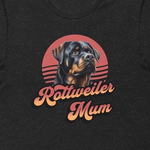 Rottweiler t shirt, Rottie t shirt, Dog Mum tee, Dog Mom tee, Gift for dog lover, Rottweiler owner gift, Rottweiler Mum t shirt