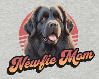 Maglietta Terranova, maglietta Terranova, maglietta mamma cane, maglietta mamma cane, regalo per amante dei cani, regalo per proprietario di Terranova, maglietta mamma Terranova