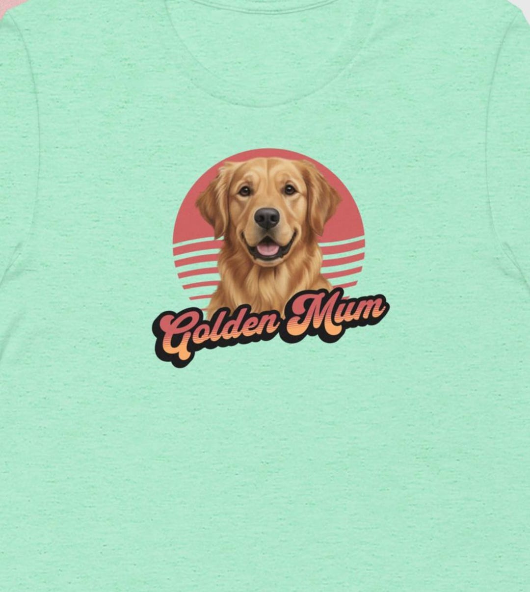Golden Retriever Mum T-shirt : Funny Golden Mum T Shirt - Etsy
