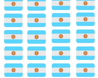 Bandera de Argentina, Mes de la Hispanidad, Pegatinas o calcomanias para la escuela