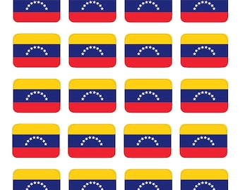 Bandera de Venezuela, Mes de la Hispanidad, Pegatinas o calcomanias para la escuela