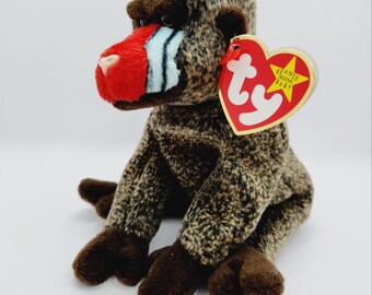 Ty Beanie Baby 'Cheeks' the Baboon Monkey (6 inch)