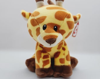 Vintage Ty Baby &#39;Gracie&#39; the Yellow Giraffe (6 inch) *Rare*