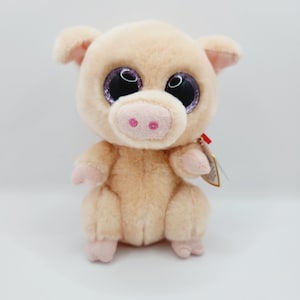 Vintage Ty Beanie Boo &#39;Piggley&#39; the Pig (6 inch)