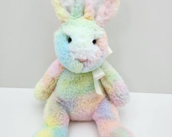 Douglas Sherbet Rainbow Bunny Rabbit Plush (12 inch)