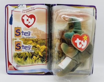 Vintage Ty Mcdonald's Teenie Beanie 'steg' the Stegosaurus (4 Inch