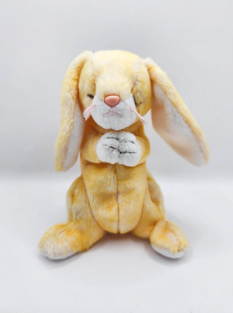 Baby Rabbit Praying Ty Beanie Baby