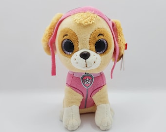 Vintage Ty Beanie Baby &#39;Skye&#39; the Cockapoo Dog from Paw Patrol (6 inch)