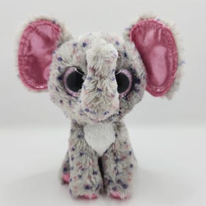 vintage Ty Beanie Boo « Specks » l'éléphant (6 pouces) - Pas d'étiquette volante
