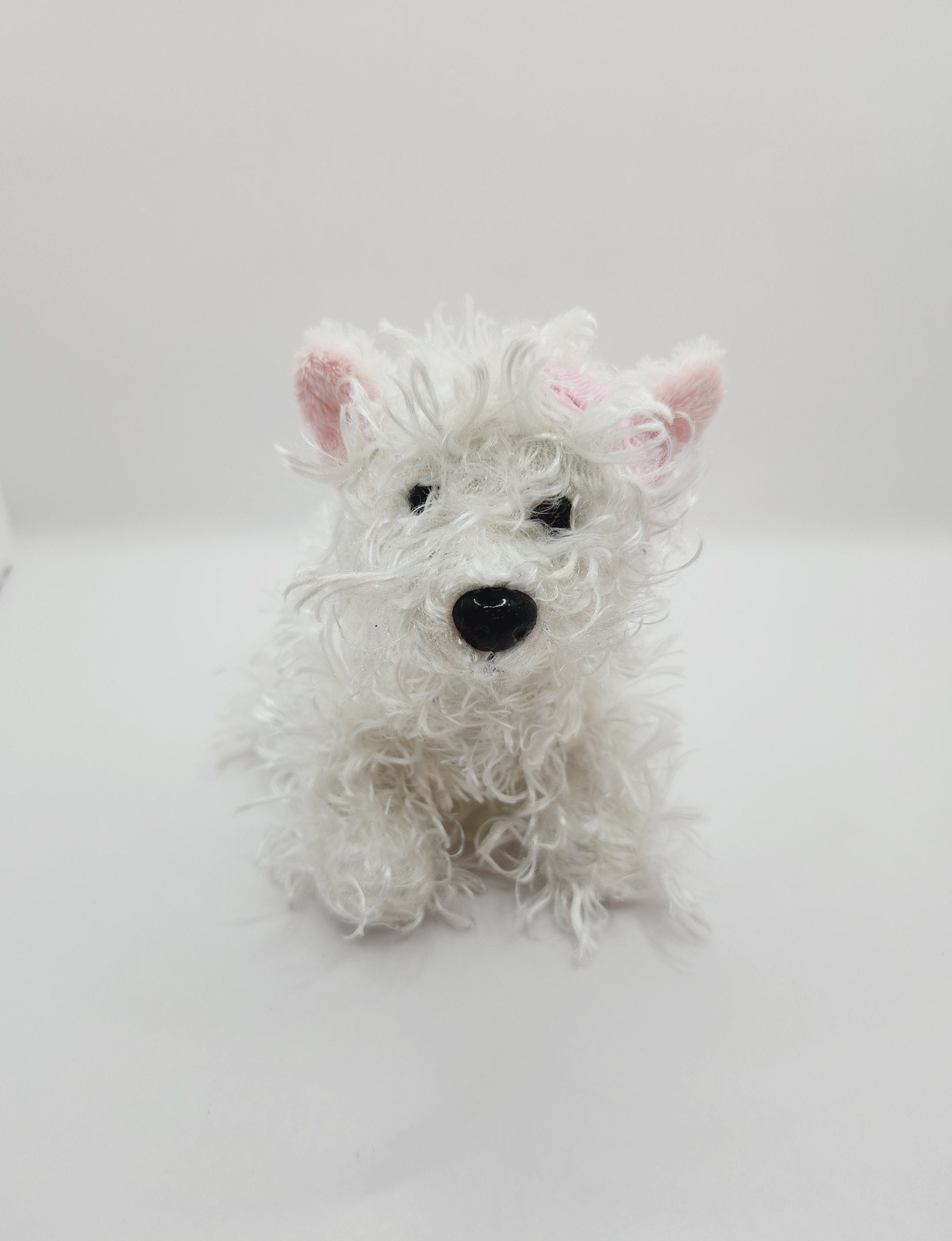 GANZ Webkinz ~ Lil' Kinz White Terrier Dog (9 Inch) - No Code