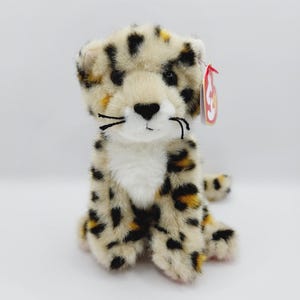 Vintage Ty Beanie Baby 'Spotter' the Leopard (6 inch) *Rare*