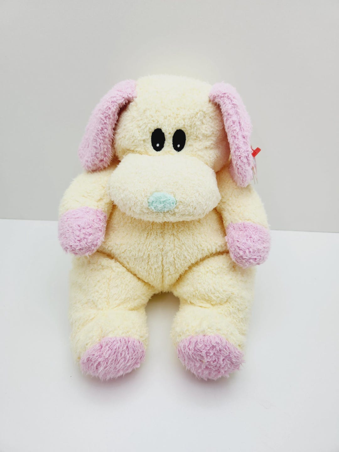 Vintage Ty Baby Pillow Pals dogbaby the Dog With Rattle Inside rare 12 ...