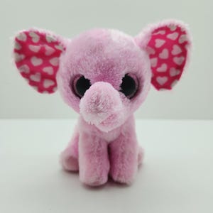vintage Ty Beanie Boo « Sugar » l'éléphant (6 pouces) - Pas d'étiquette volante