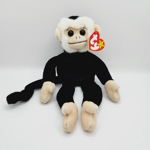 Vintage Ty Beanie Baby &#39;Mooch&#39; the Spider Monkey (9 inch) - Goochy Tush Tag *Rare Errors*