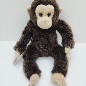 Vintage GANZ Webkinz Signature Chimpanzee (10 Inch) No Code