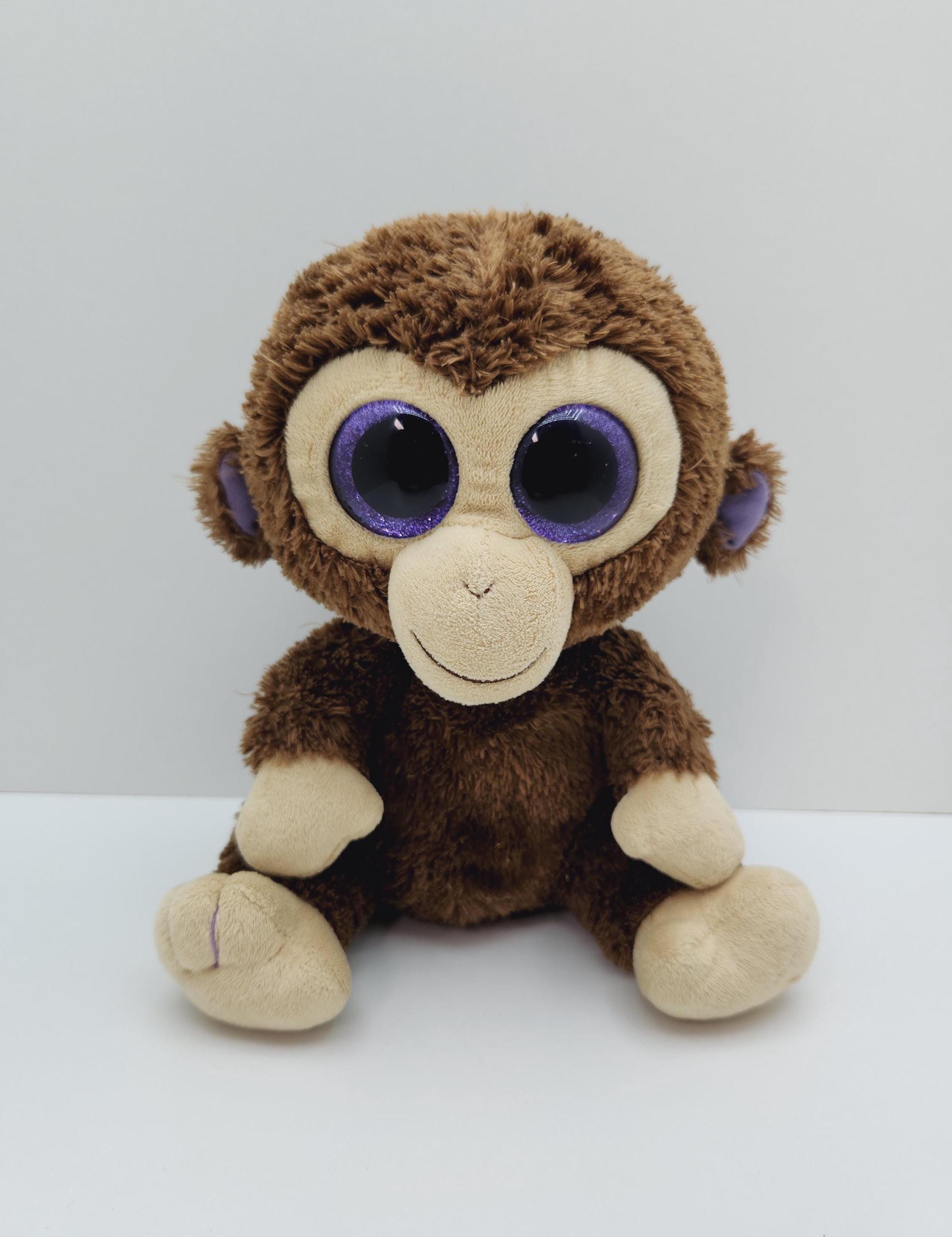 Scimmia Peluche Con Gli Occhi Brillantinati Peluche Con Occhi