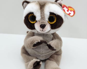 Ty Beanie Bellies Collection "Petey" the Raccoon (8 inch)