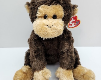Vintage Ty Beanie Baby Swinger Monkey Key Clip - Rare 3.5 Inch - Etsy