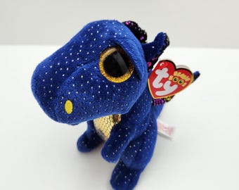 Ty Beanie Boo "Saffire" the Blue Dragon (6 inch)