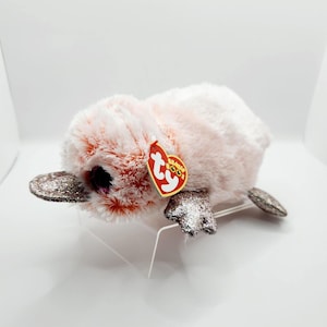 Vintage Ty Beanie Boo &#39;Wilma&#39; the Pink Platypus (6 inch)