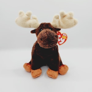 Vintage Ty Beanie Baby &#39;Zeus&#39; the Moose (6.5 inch)