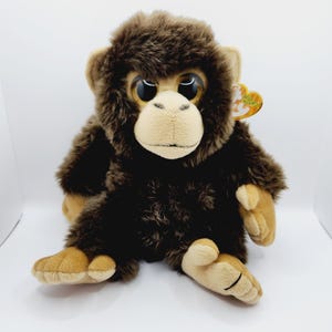 Vintage Ty Wild Wild Best Collection &#39;Brownie&#39; the Monkey (10 inch) *Rare*