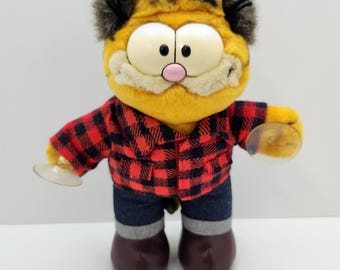 Vintage Garfield Plush Dakin 80's User Friendly Floppy Disk