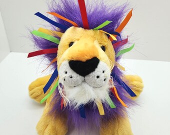 GANZ Webkinz ~ Ribbon Lion Plush (8 inch) - No Code