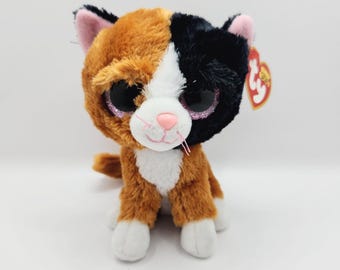 Vintage Ty Beanie Boo &#39;Tauri&#39; the Calico Cat (6 inch)